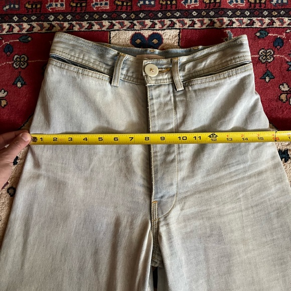 Jesse Kamm - 🇺🇸 American Bleached Denim Sailor Jeans - Archived Wash HTF - Picture 7 of 15